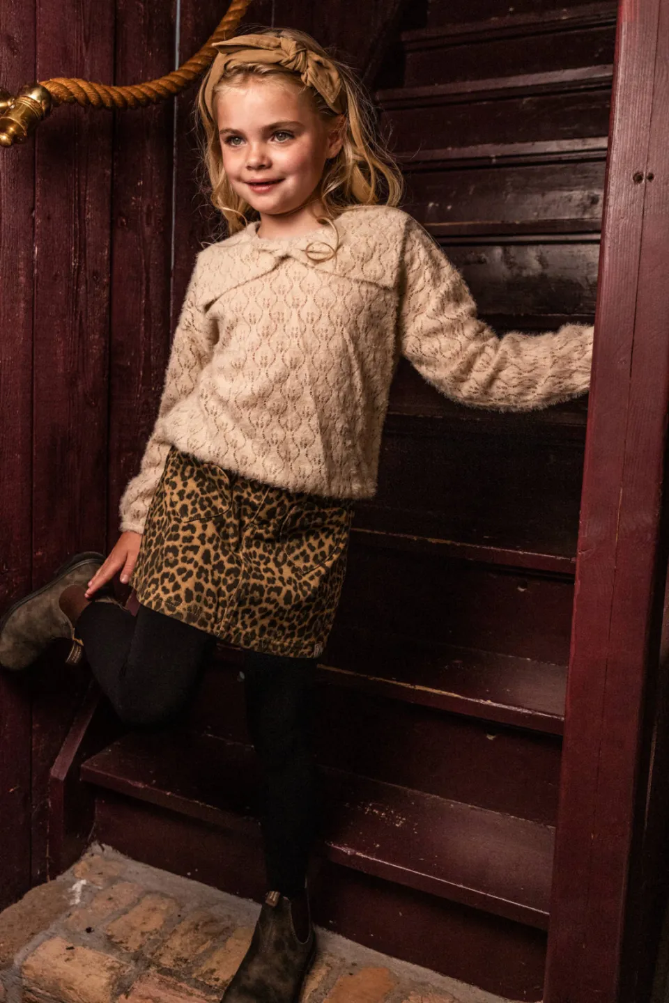 LOOXS little oversized sweater - ecru, foto 6