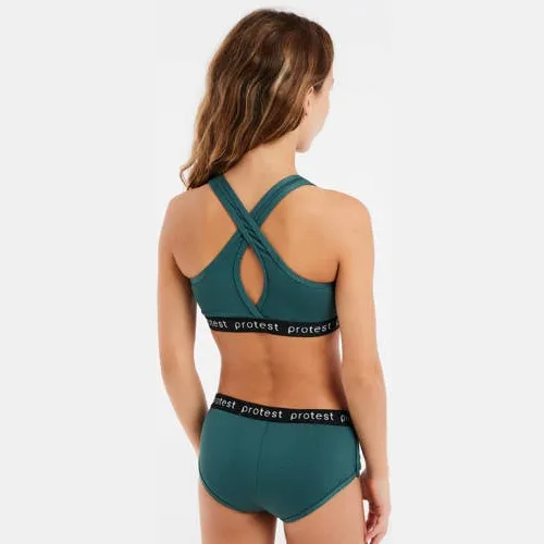 Protest crop bikini PRTBEAU JR groen Meisjes Polyester Printopdruk, foto 3