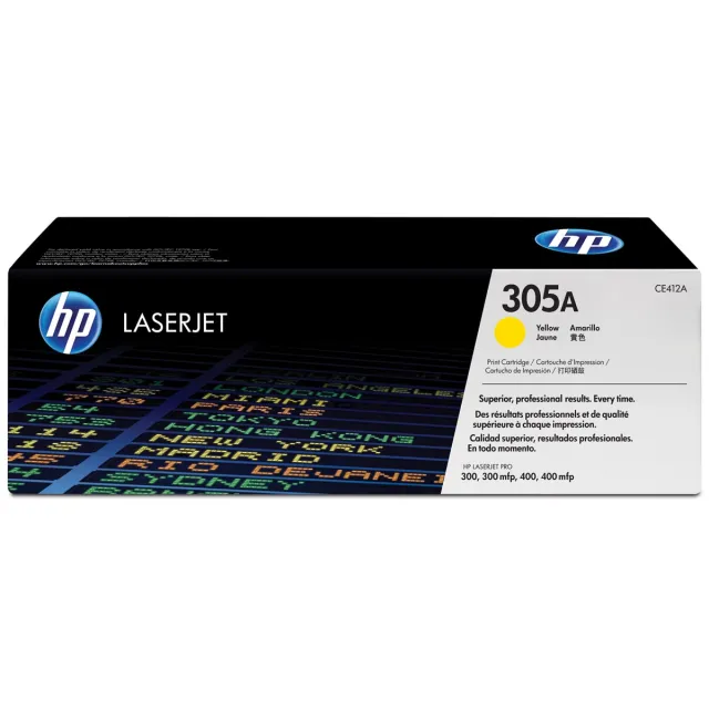 Hp CE412A 305A Toner Geel, 2.6k