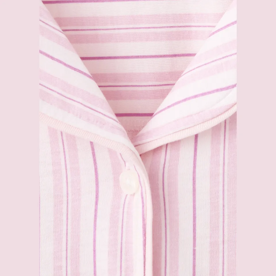 Mango gestreepte pyjama roze wit, foto 4