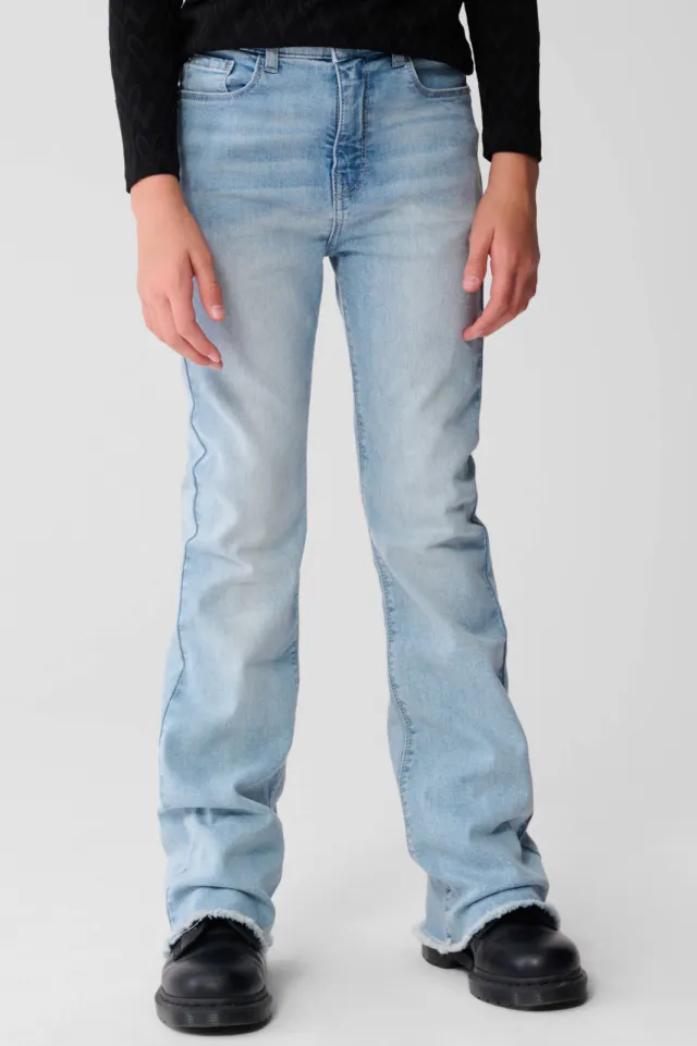 Shoeby flared fit jeans bleached, foto 4