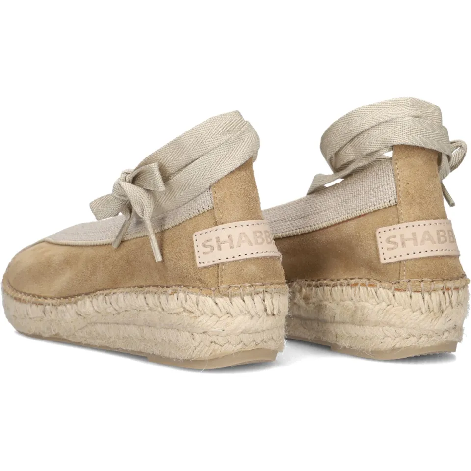 Shabbies Amsterdam Palma suède espadrille beige, foto 5