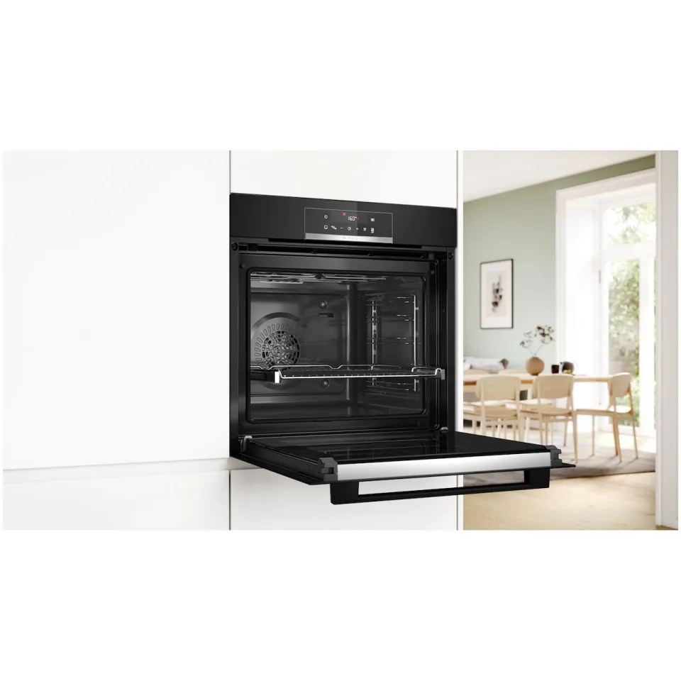 Bosch HQG572EB3 inbouw combi stoomoven zwart, foto 2