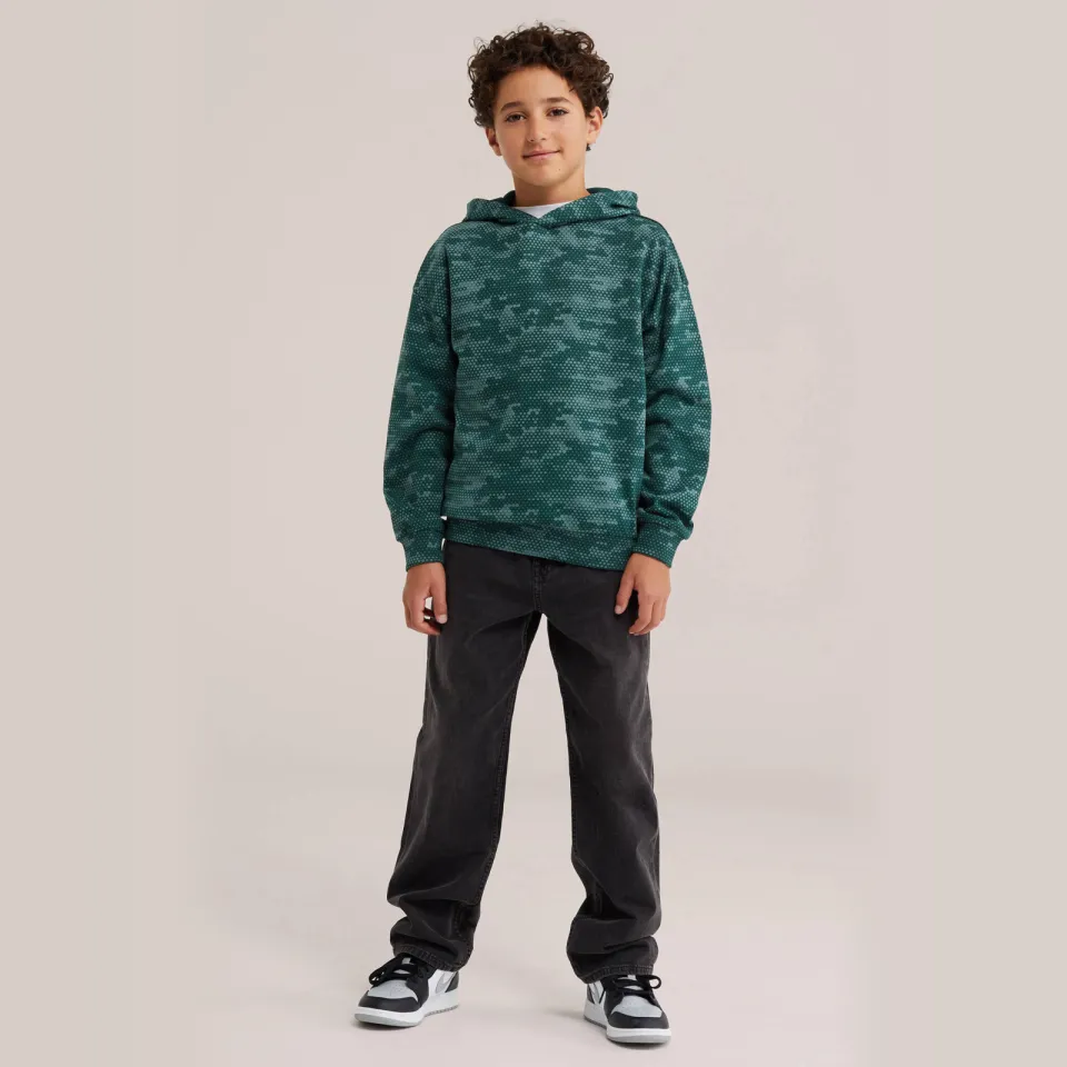 WE Fashion hoodie met print - groen, foto 4