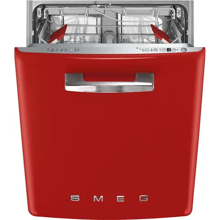 Smeg STFABRD3 onderbouwvaatwasser rood, foto 2