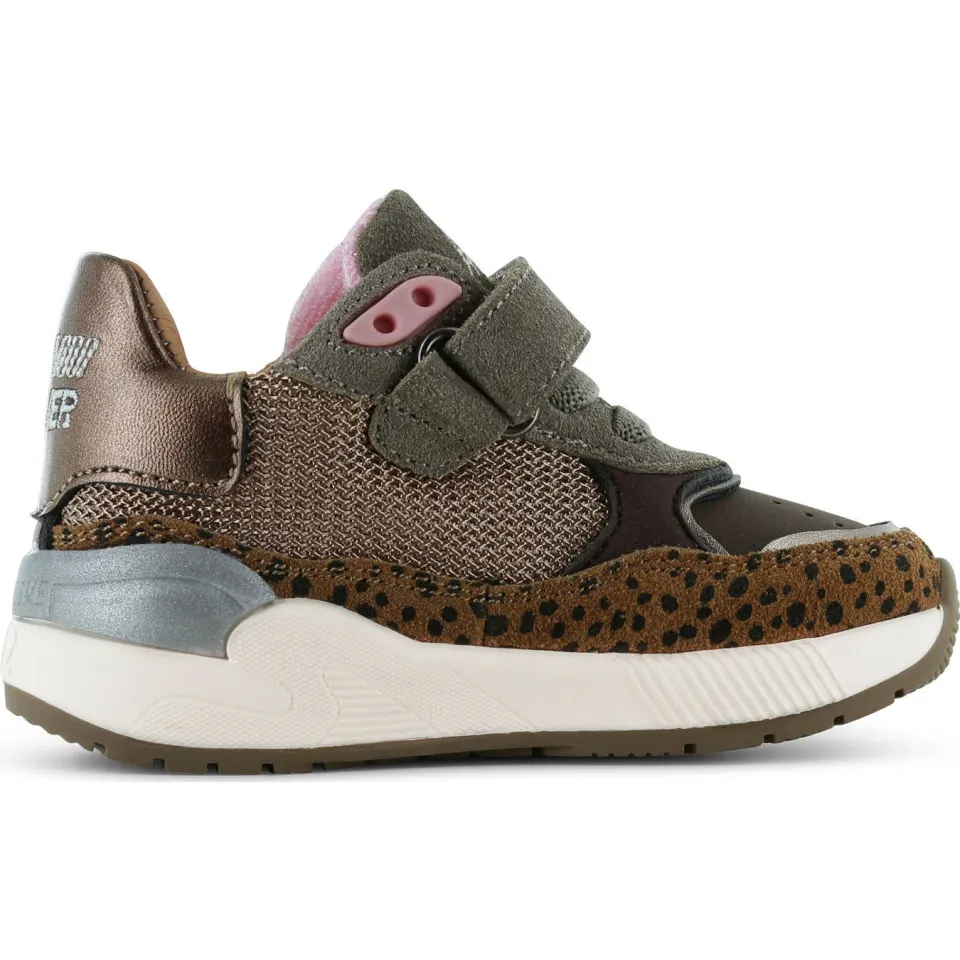 Shoesme sneakers brons Brons/zwart