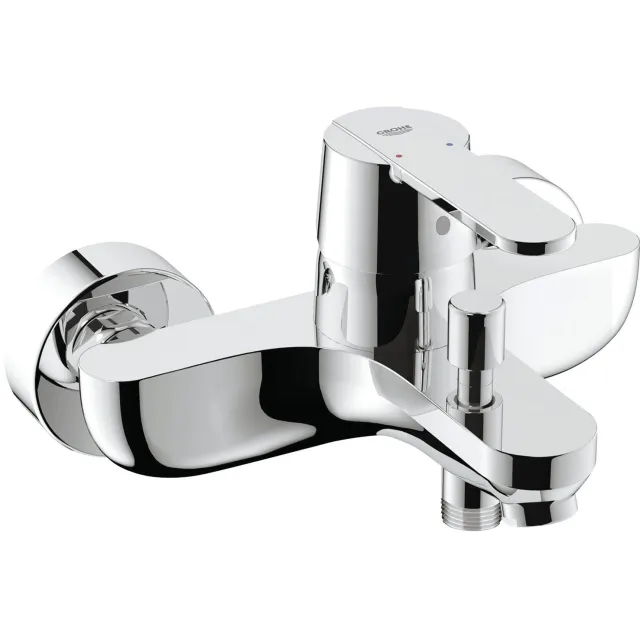 Grohe Badkraan GROHE Get met Omstel en Koppelingen Chroom