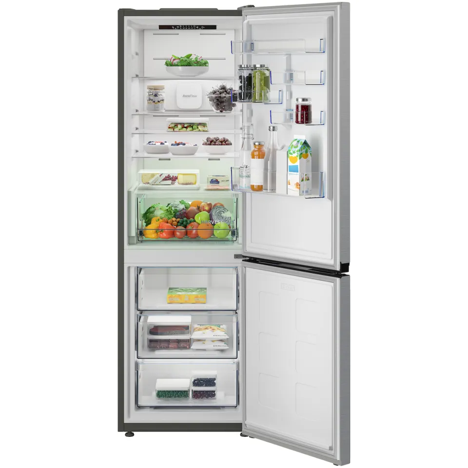 Beko B3RCNA375HXB Koel-vriescombinatie Grijs, foto 3