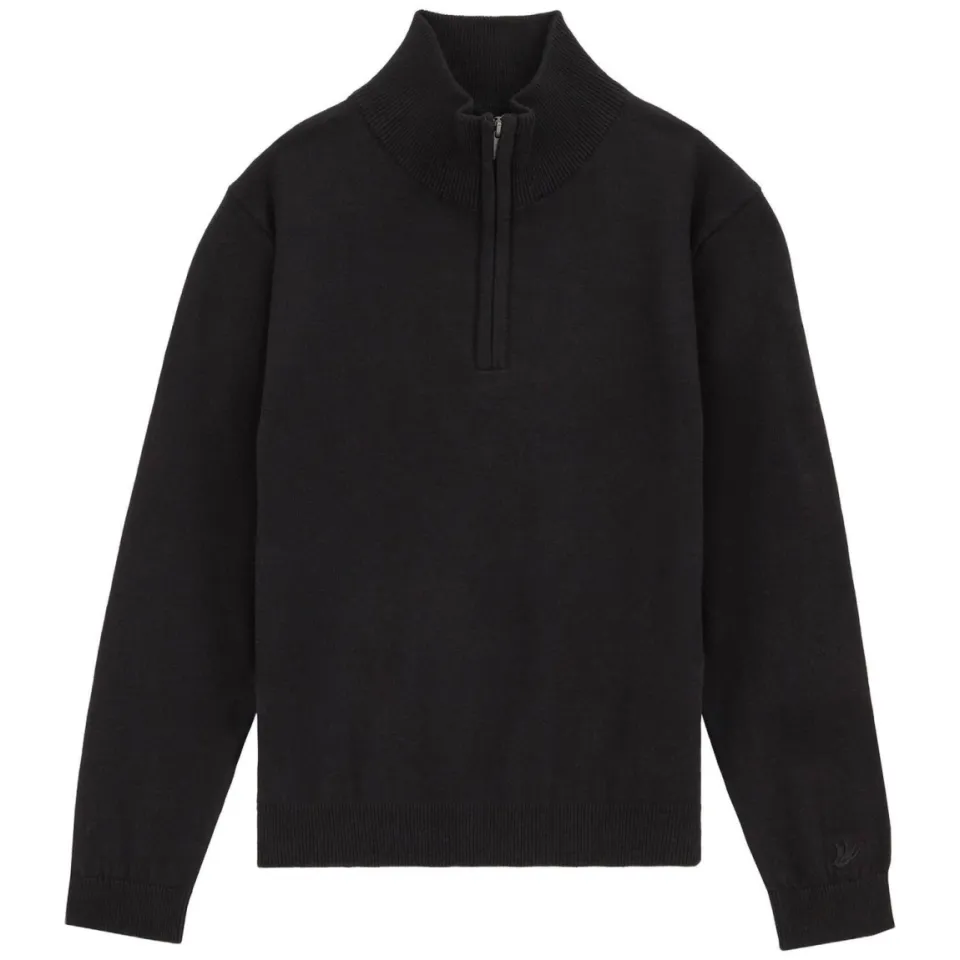 WE Fashion katoenen trui - zwart, foto 2
