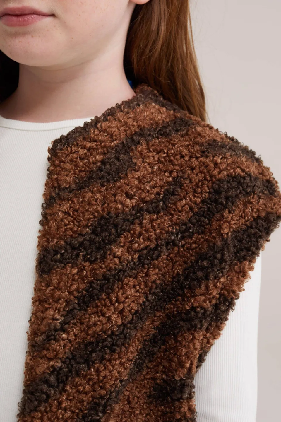 WE Fashion teddy gilet met zebraprint - bruin, foto 6