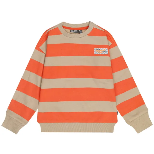 Tumble 'n Dry gestreepte sweater - zand Zand/oranje