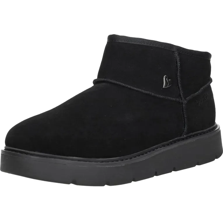 Skechers Slip-Ins Keep Street Cozy Mini enkellaarsjes zwart, foto 4