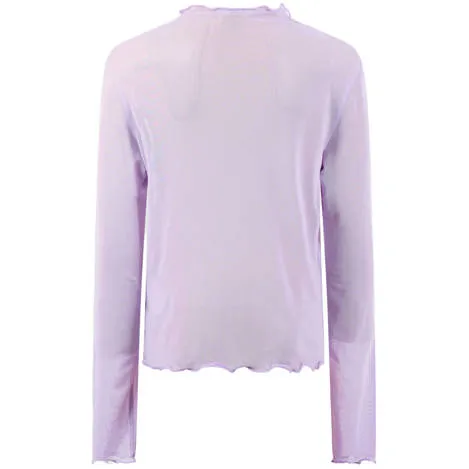 Shoeby longsleeve met ruches paars, foto 4