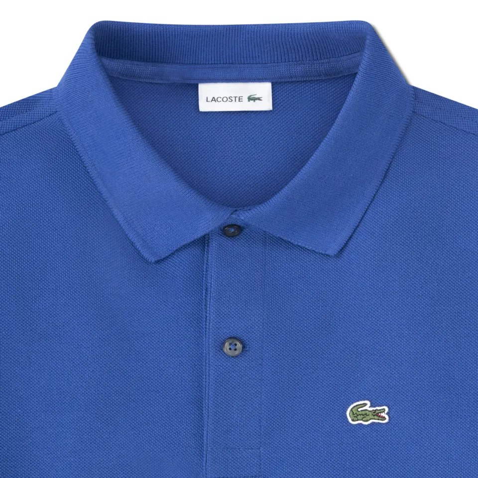 Lacoste pique polo kobaltblauw, foto 2