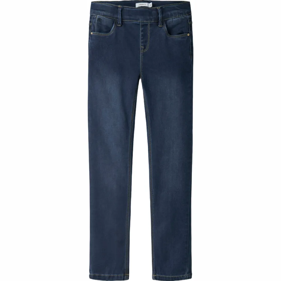 NAME IT KIDS skinny jeans NKFPOLLY dark blue denim, foto 2