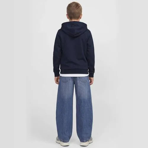 Jack & Jones JUNIOR hoodie met logo - donkerblauw, foto 3