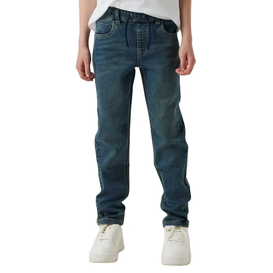 NAME IT KIDS slim fit jeans vintage dark blue denim, foto 3