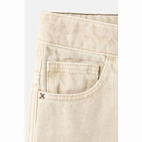 Mango Kids regular waist straight leg jeans - beige, foto 2