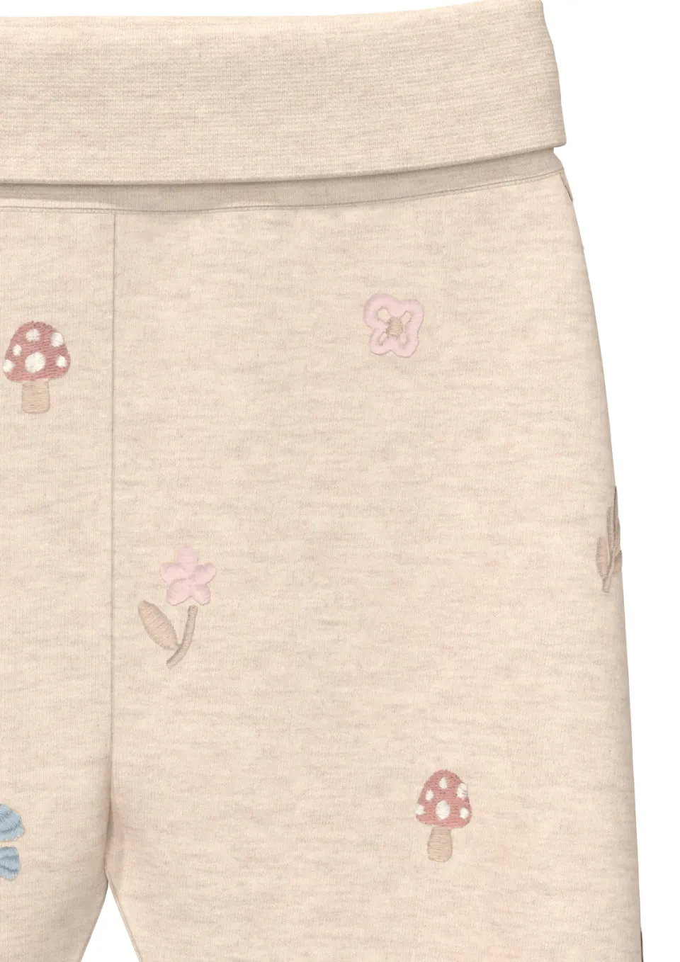s.Oliver katoenen babybroek met print beige, foto 3