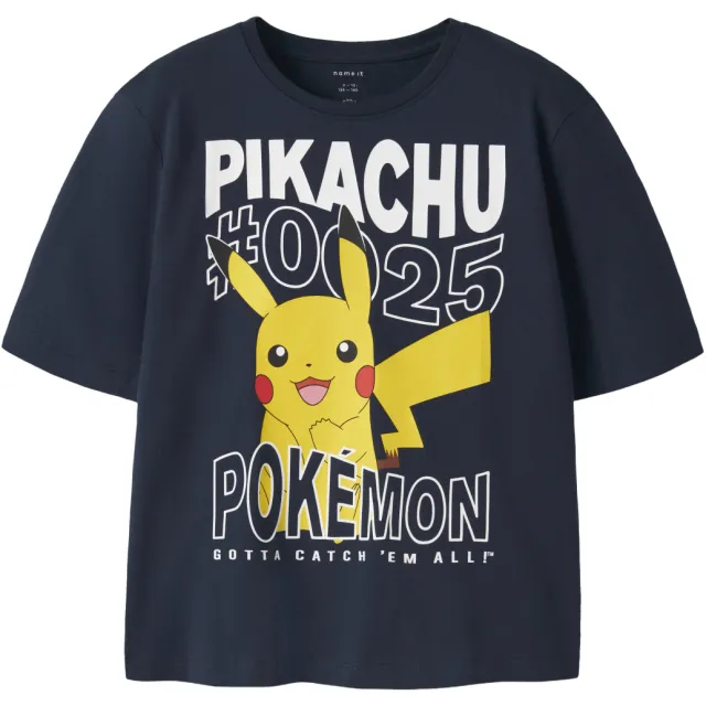 NAME IT KIDS Pokemon T-shirt donkerblauw