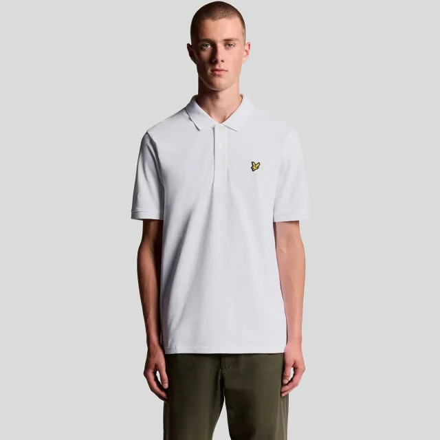Lyle & Scott regular polo wit White