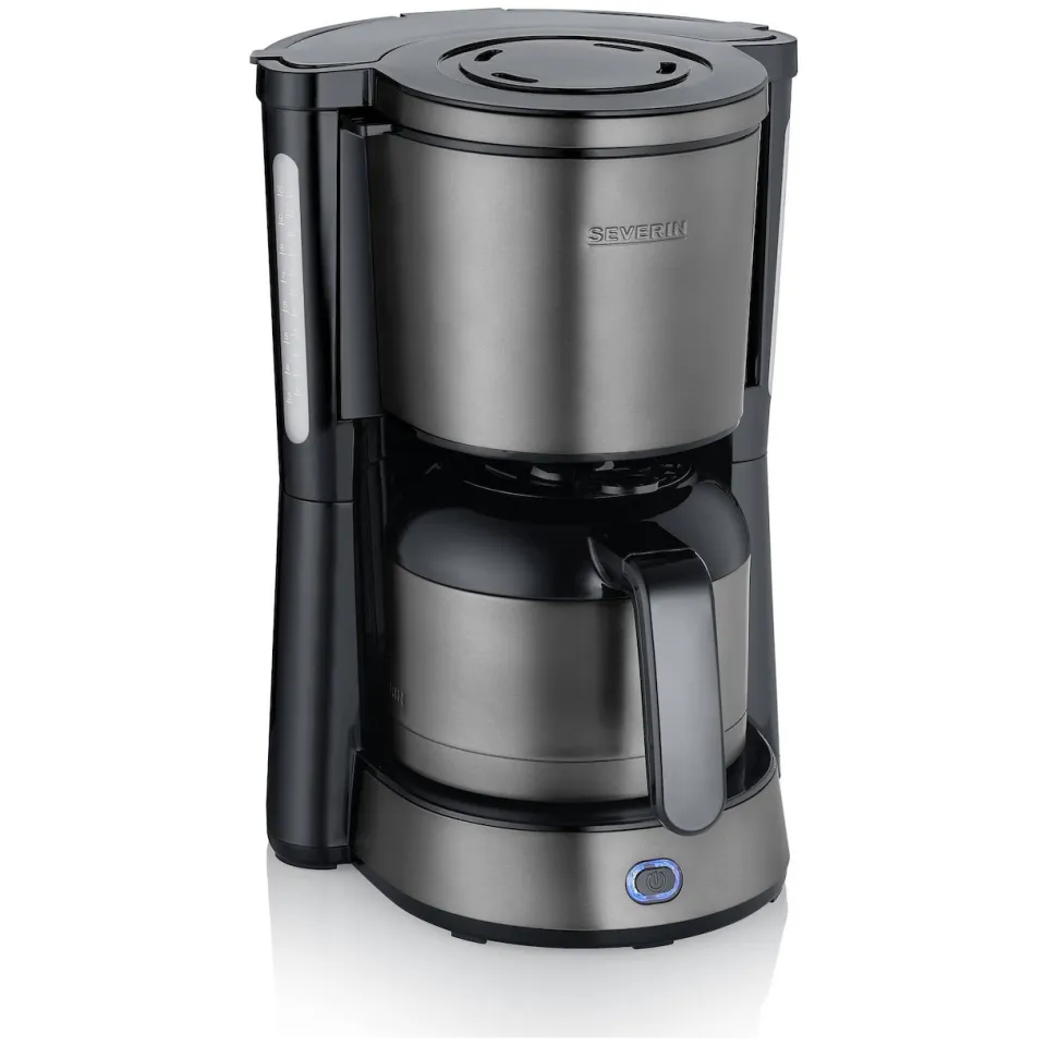 Severin KA 9343 filterkoffiezetapparaat donker inox, foto 2