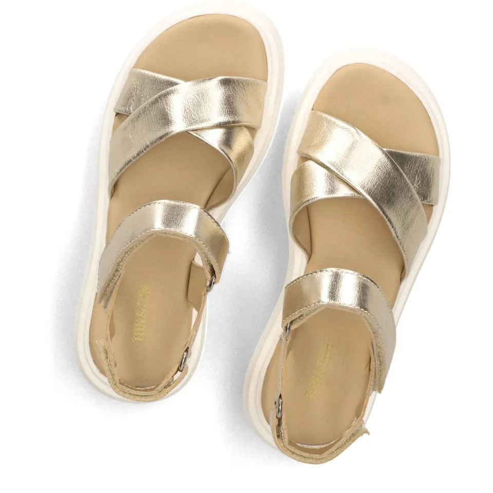 Ton & Ton Sandalen Alba Goud, foto 4