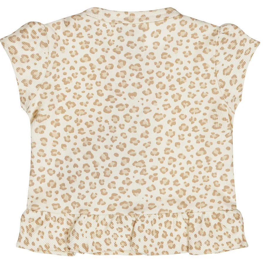Dirkje T-shirt met panterprint ecru, foto 4