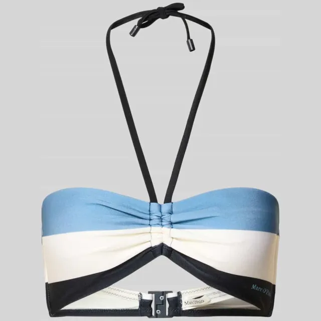 Marc O'Polo Bikinitop met halter Donkerblauw
