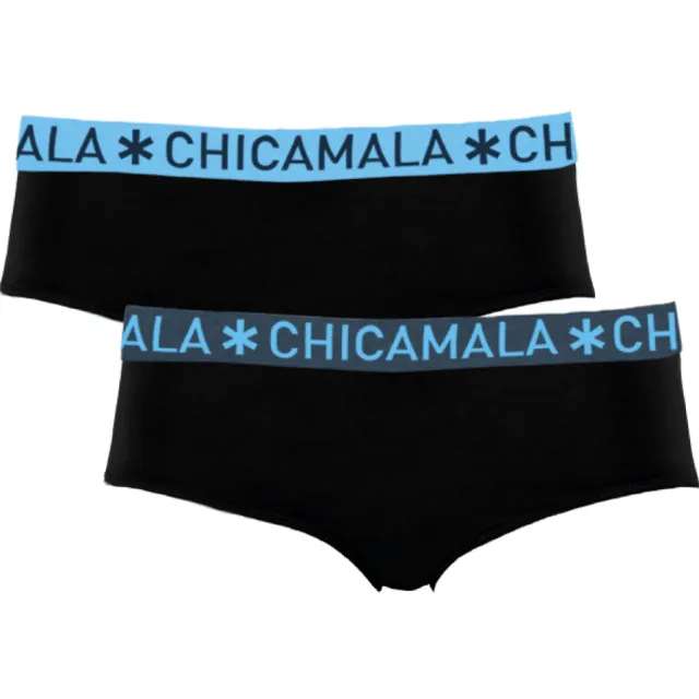 Muchachomalo Meisjes 2-pack Briefs Zwart