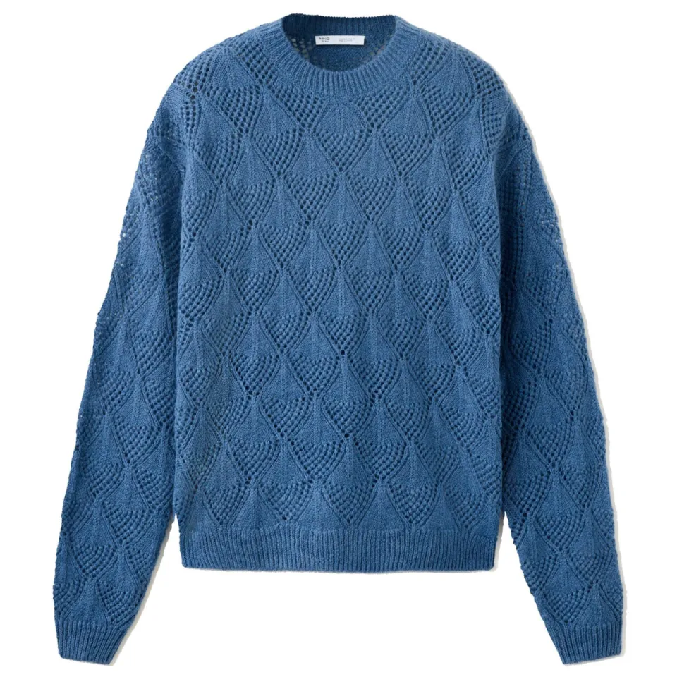 Mango TEEN gebreide trui - blauw, foto 2