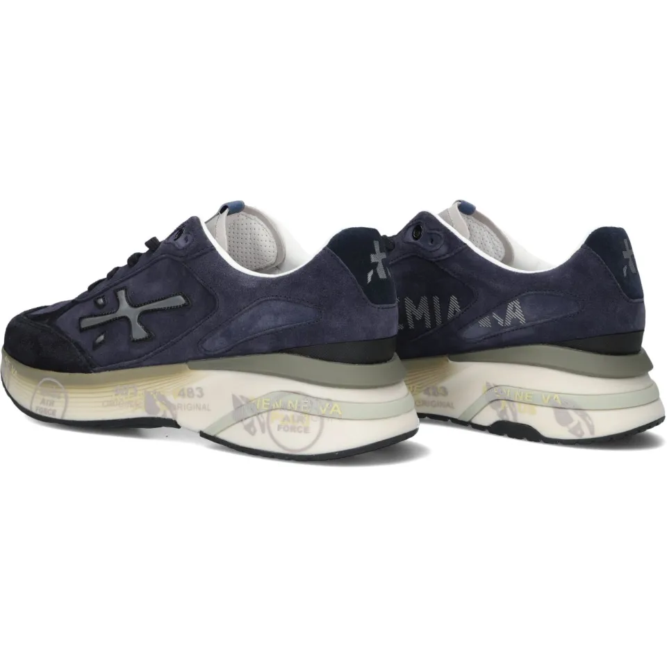 Premiata Heren Sneakers Moerun - Donkerblauw, foto 3