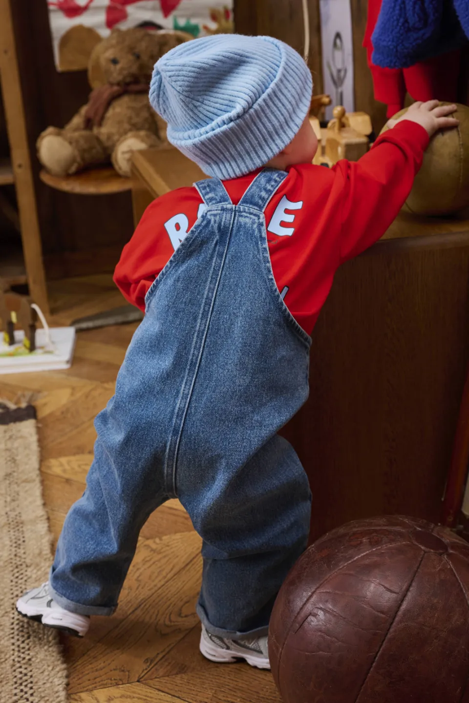 Z8 mini Alessio denim tuinbroek medium blue denim, foto 6