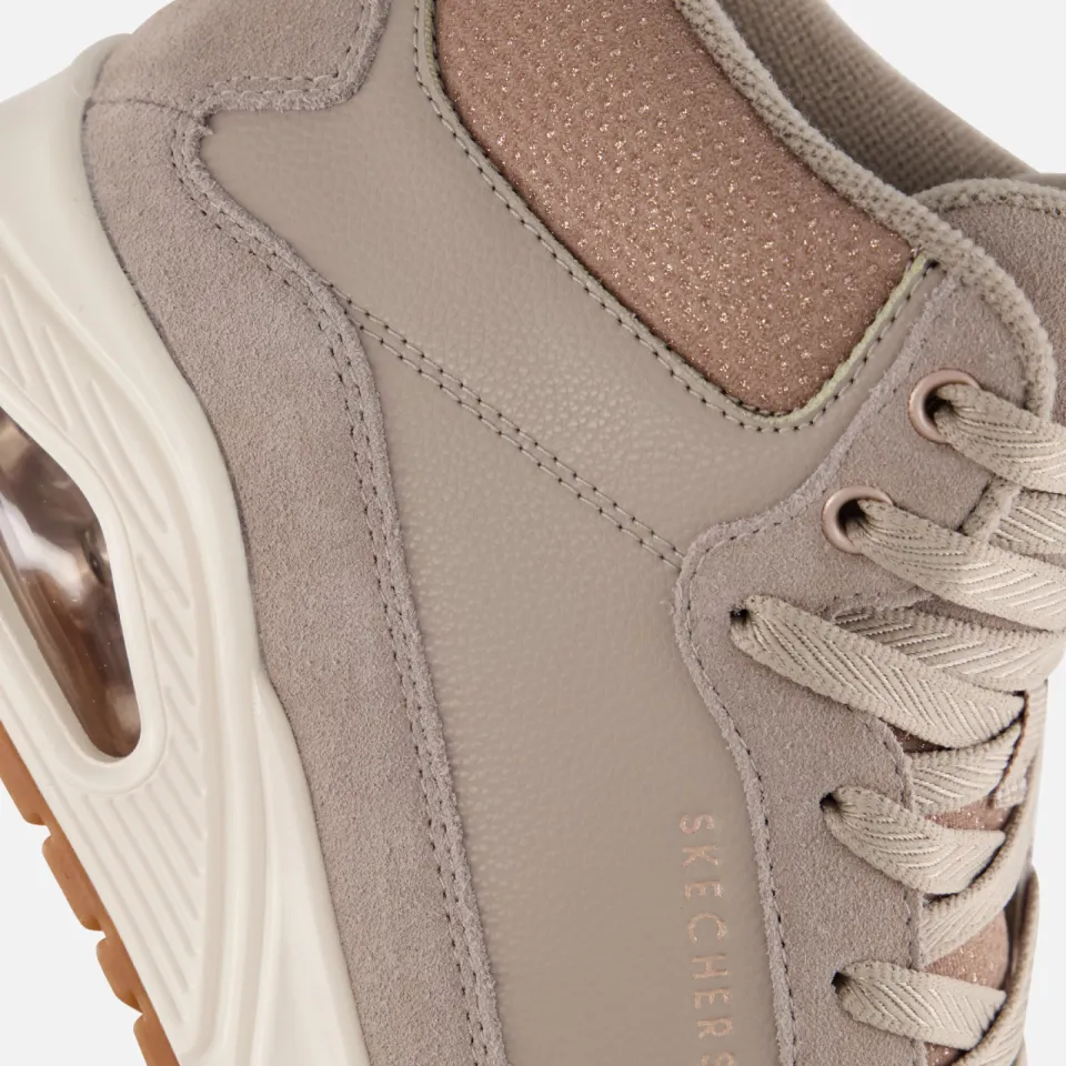 Skechers Uno Stacre hoge sneakers taupe, foto 6