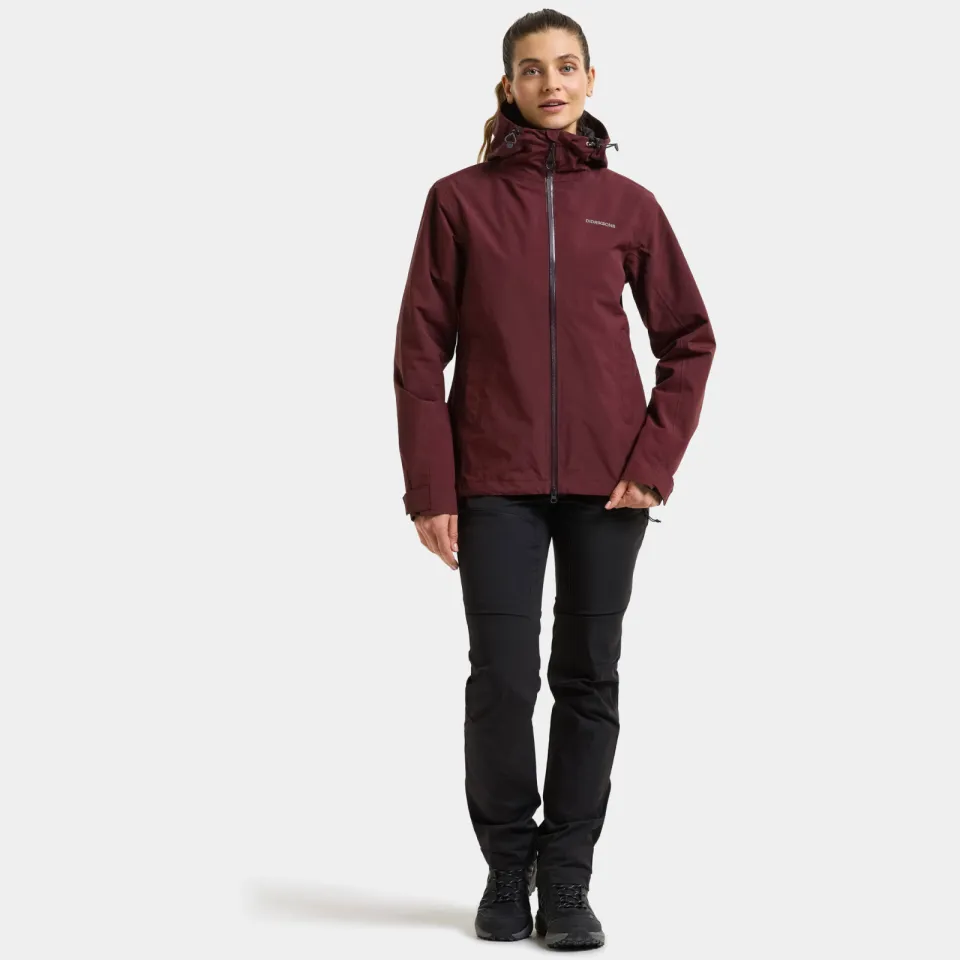 Didriksons outdoor jas - bordeaux, foto 5
