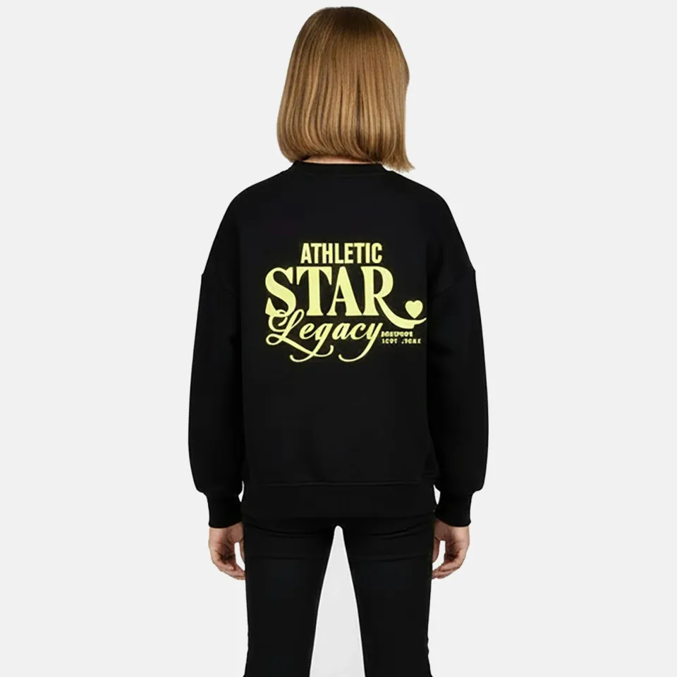 Cars sweater met backprint zwart