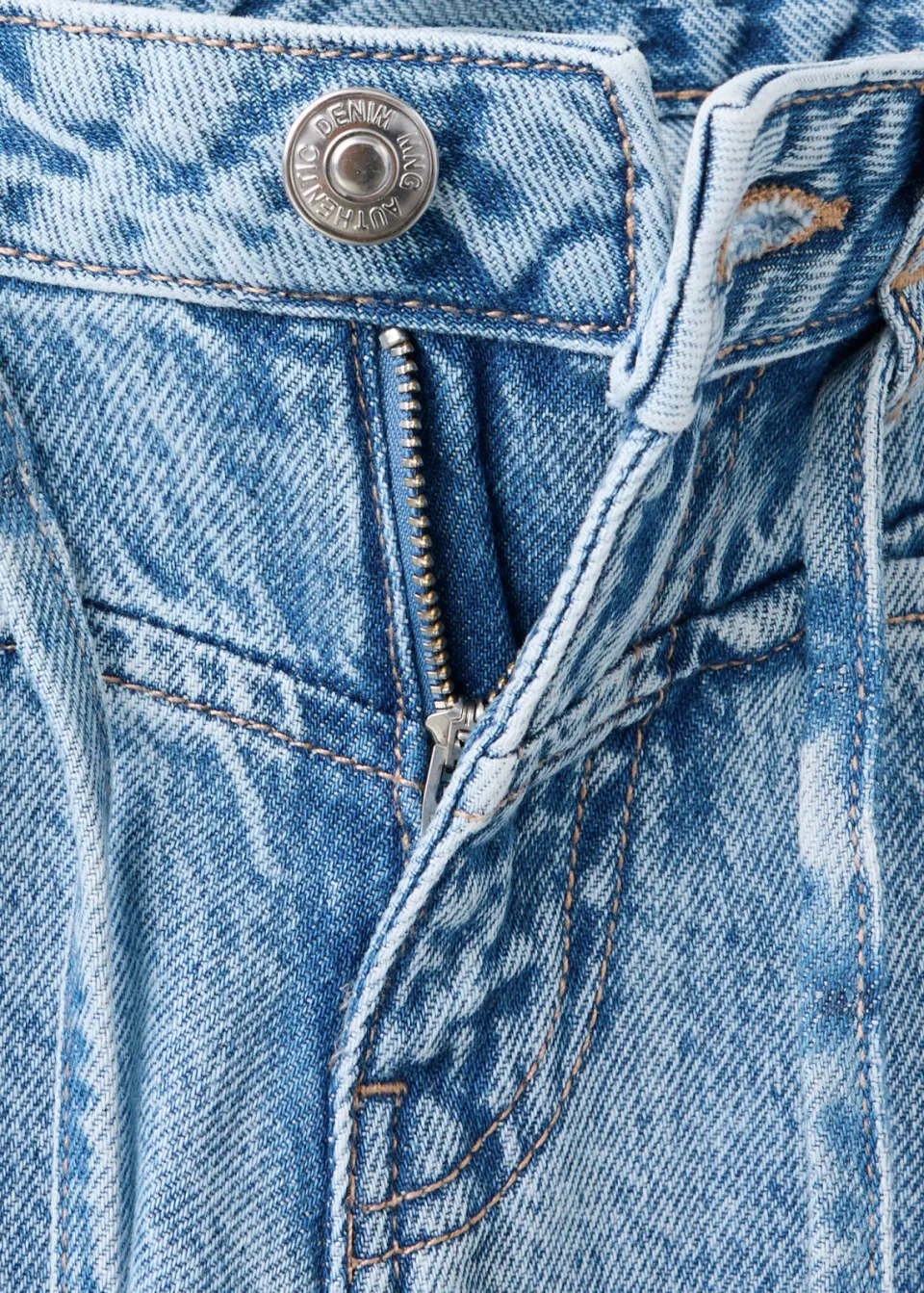 Mango TEEN wide leg jeans - lichtblauw, foto 5