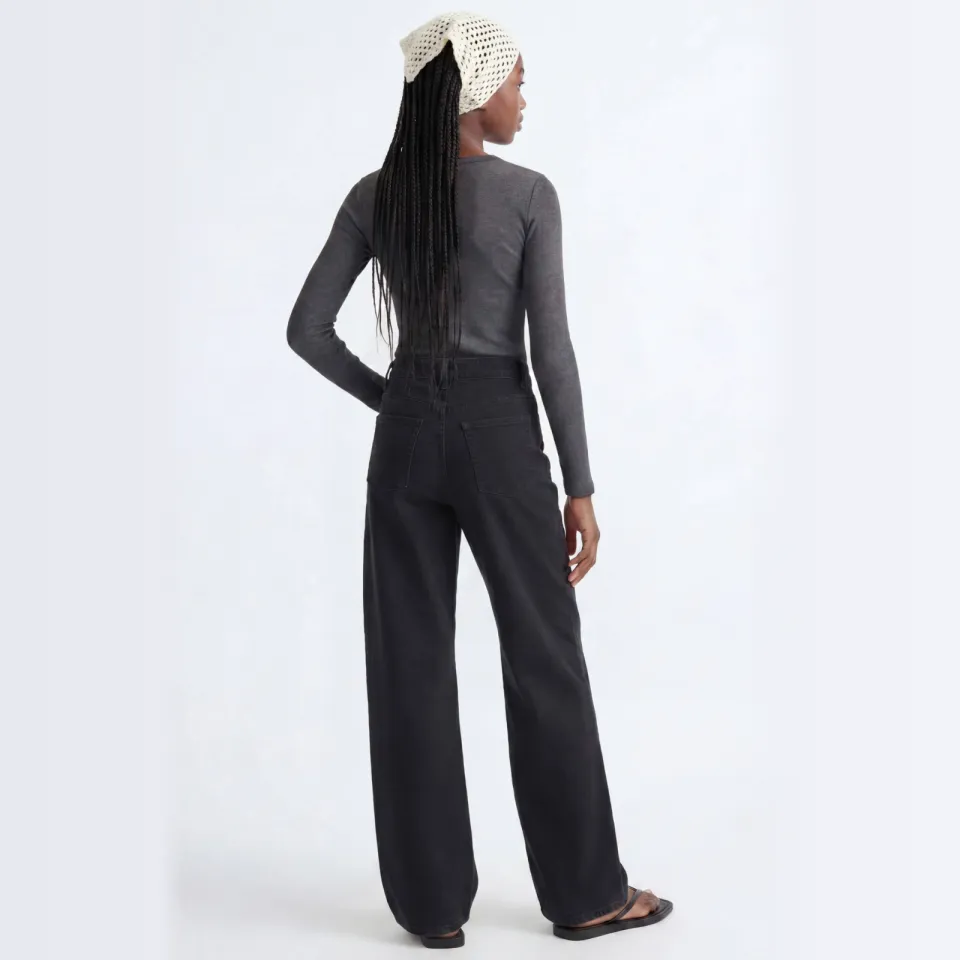 JJXX GIRL JXTOKYO wide leg jeans - zwart, foto 4