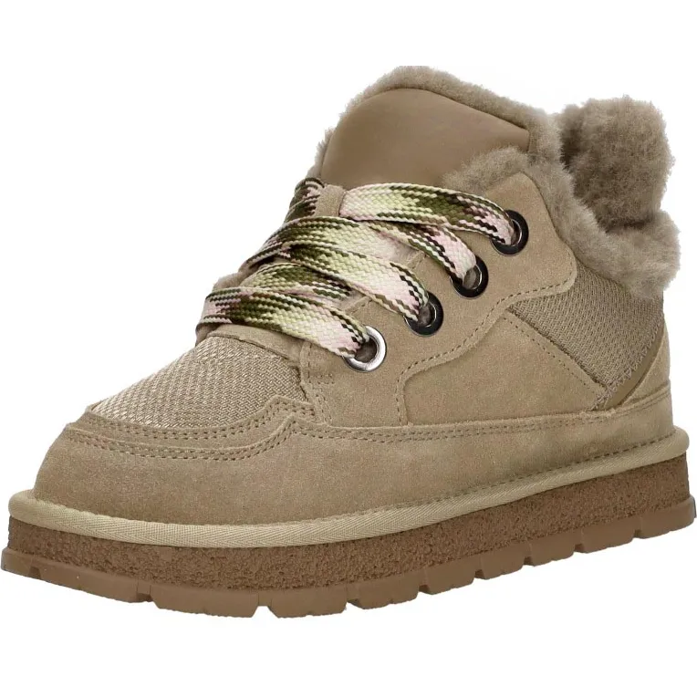 Shoecolate veterschoen laag beige, foto 3