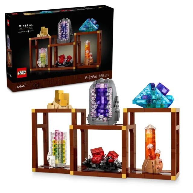 Lego IDEAS Mineralenverzameling 21362