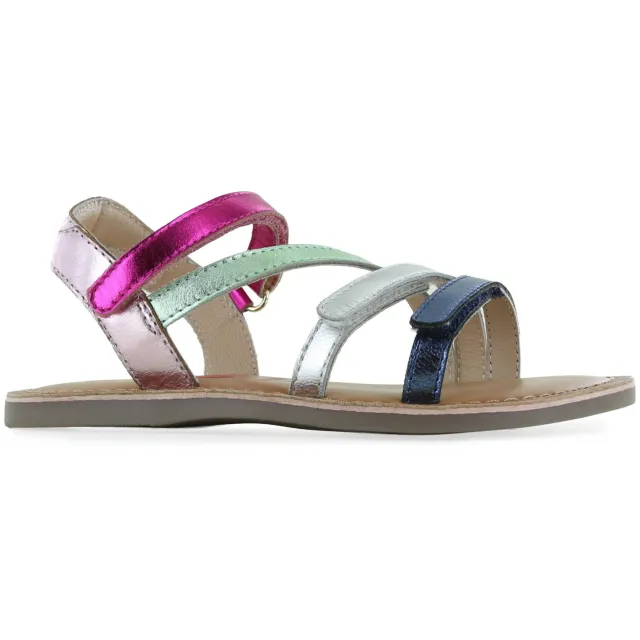 Shoesme leren sandalen meerkleurig multi