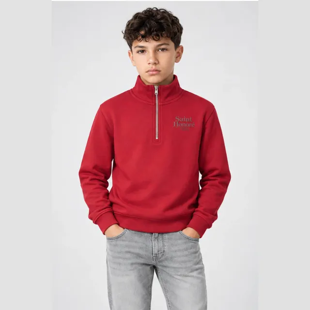 Cars sweater met print - donkerrood