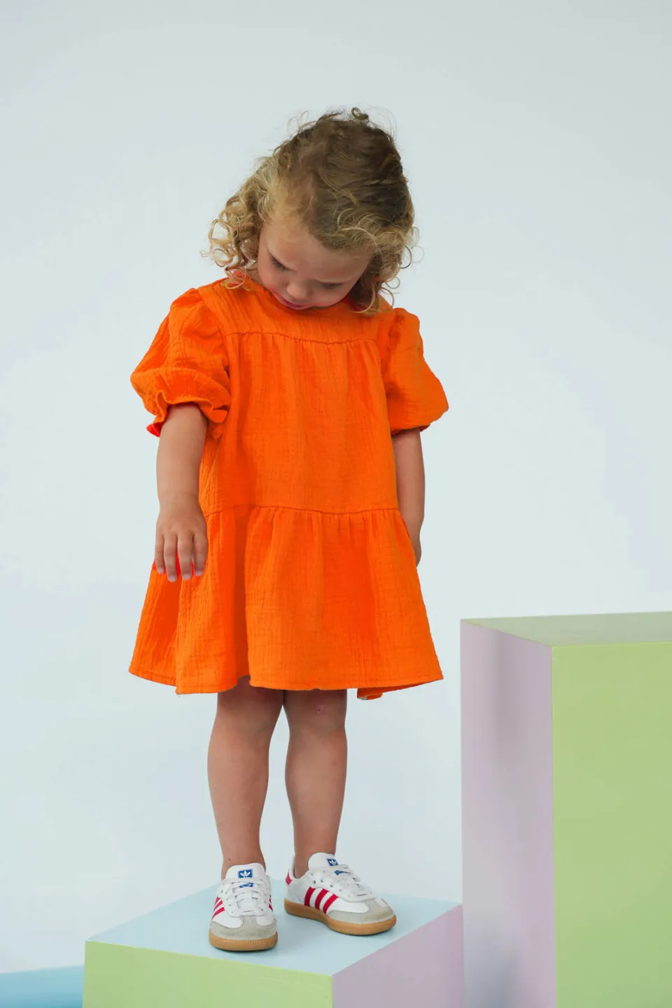 The New Chapter A-lijn jurk oranje, foto 4