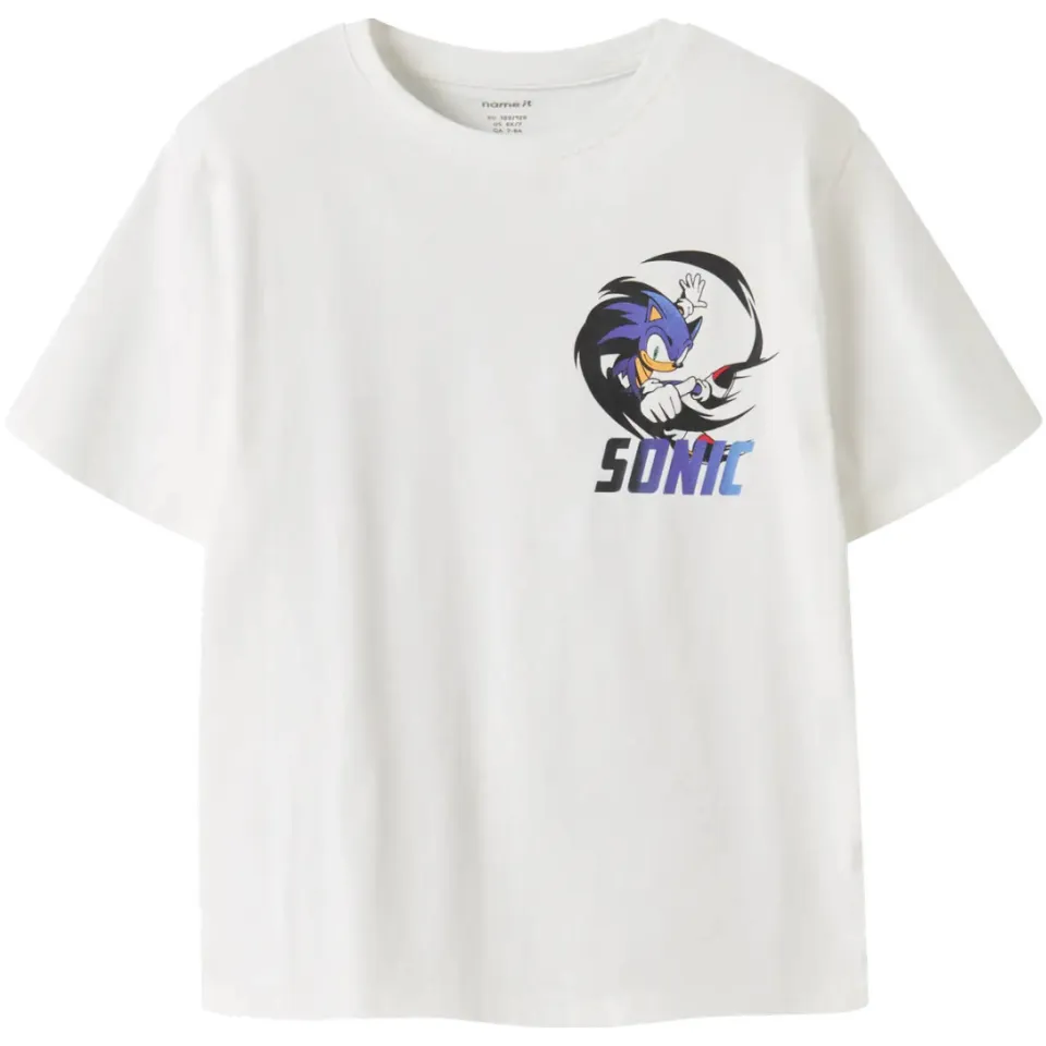 NAME IT t-shirt met backprint wit
