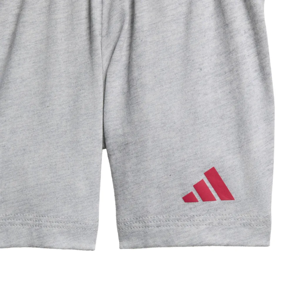 Adidas Sportswear set T-shirt + short - rood/grijs, foto 6