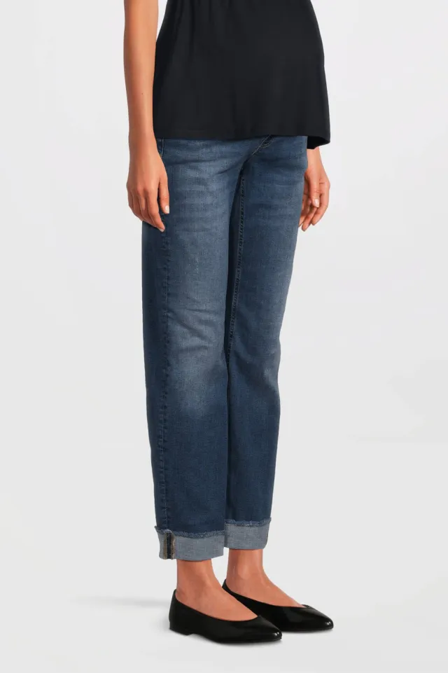 LOVE2WAIT low waist zwangerschaps regular jeans Norah stonewashed, foto 2