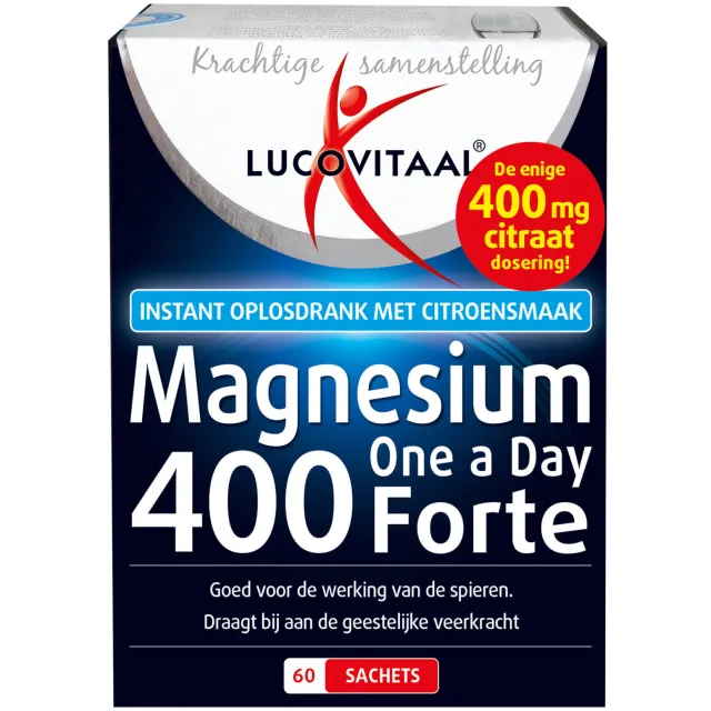 Lucovitaal Magnesium 400 Forte Granulaat sachets