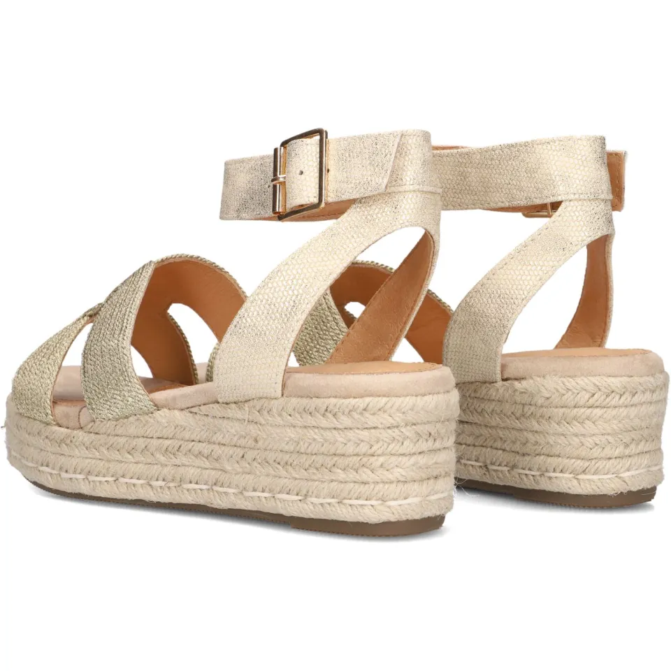 AYANA Sandalen 0047-72 Goud, foto 4