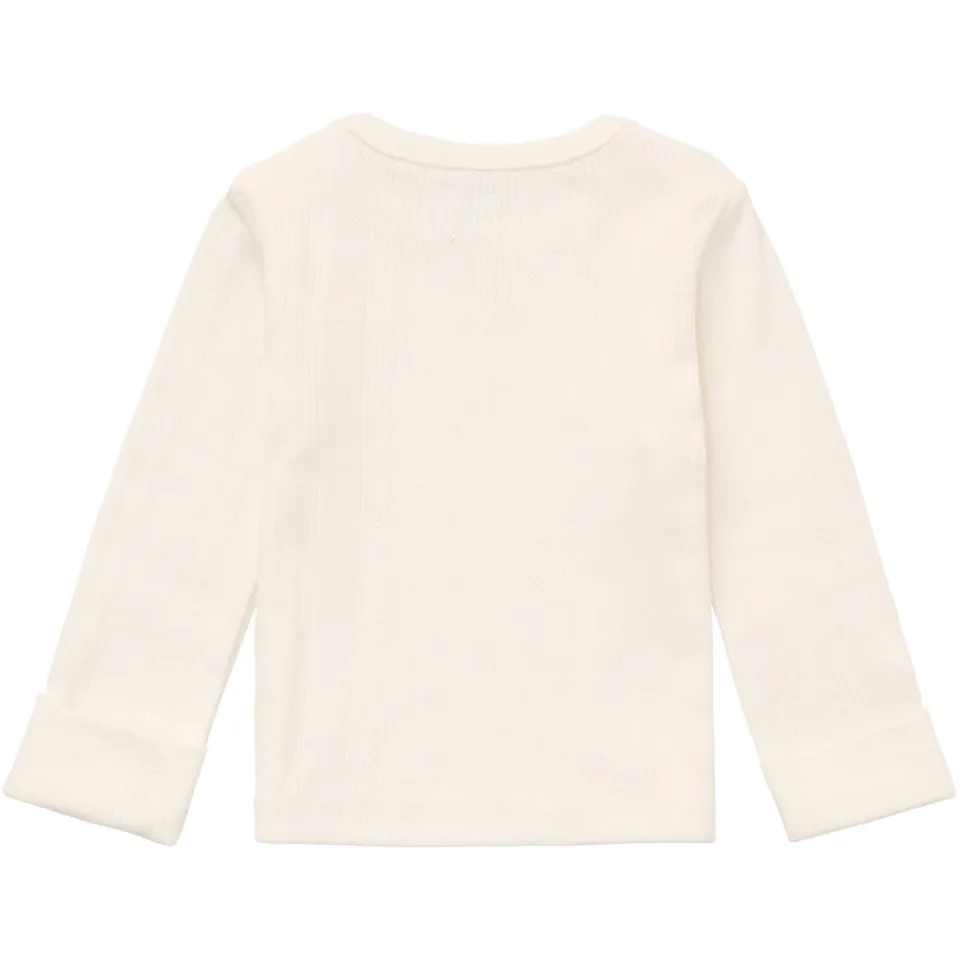 Noppies baby longsleeve ronde hals ecru, foto 3