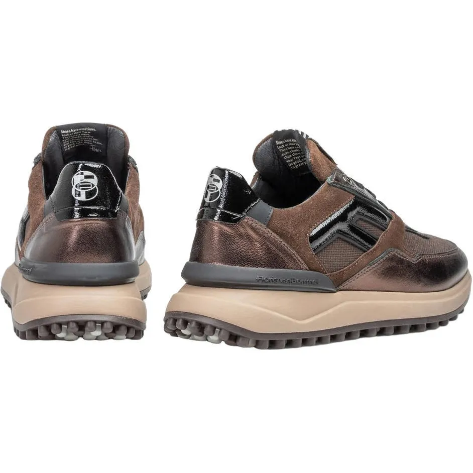 Floris Van Bommel 52.06 leren sneakers - donkerbruin, foto 3